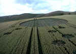 Adams Grave, Wiltshire crop circle, aerial photo 4