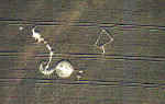 Adams Grave, Wiltshire crop circle, aerial photo 10
