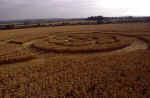 All Cannings Bridge, Wiltshire crop circle, aerial photo 11