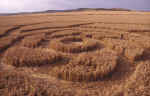 All Cannings Bridge, Wiltshire crop circle, aerial photo 12