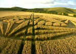 Allington Down, Wiltshire crop circle, aerial photo 4