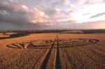 Allington Down, Wiltshire crop circle, aerial photo 12