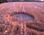Green Street, Wiltshire crop circle, aerial photo 7