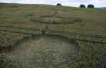 Avebury Avenue, Wiltshire crop circle, aerial photo 12
