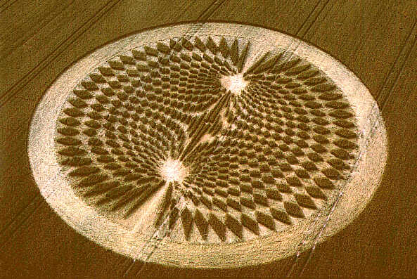 Green Street, Wiltshire crop circle, aerial photo 11