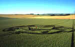 Bishop Cannings Down, Wiltshire crop circle, aerial photo 8