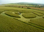 Bishop Cannings (2), Wiltshire crop circle, aerial photo 6