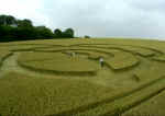 Bishop Cannings (2), Wiltshire crop circle, aerial photo 8