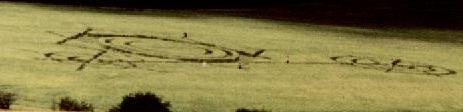 Blacklands, Wiltshire crop circle, aerial photo 16