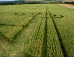Blacklands, Wiltshire crop circle, aerial photo 4
