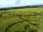 Blacklands, Wiltshire crop circle, aerial photo 5