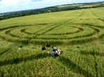 Blacklands, Wiltshire crop circle, aerial photo 2