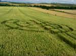 Blacklands, Wiltshire crop circle, aerial photo 6