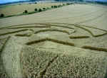 Broadbury Banks (2), Wiltshire crop circle, aerial photo 11