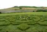 Cherhill Field, Wiltshire crop circle, aerial photo 8