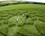 Cherhill Field, Wiltshire crop circle, aerial photo 7