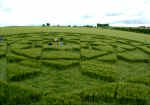 Cherhill Field, Wiltshire crop circle, aerial photo 4