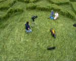 Cherhill Field, Wiltshire crop circle, aerial photo 3