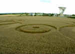 Chilbolton Radio Telescope, Hampshire crop circle, aerial photo 5