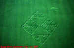 Chilbolton Radio Telescope, Hampshire crop circle, aerial photo 11