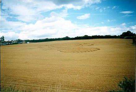 Dodworth (3), Yorkshire crop circle, aerial photo 6