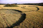 Everleigh, Wiltshire crop circle, aerial photo 9