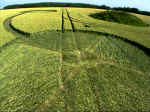 Everleigh, Wiltshire crop circle, aerial photo 3