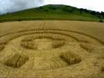 Giant's Grave, Wiltshire crop circle, aerial photo 4