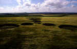 Grafton Down, Wiltshire crop circle, aerial photo 4