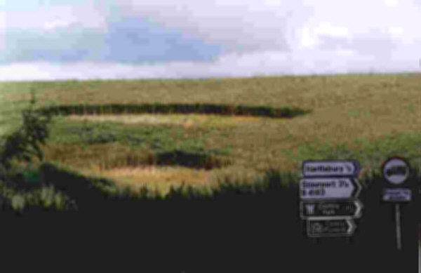Hartlebury, Herefordshire crop circle, aerial photo 2