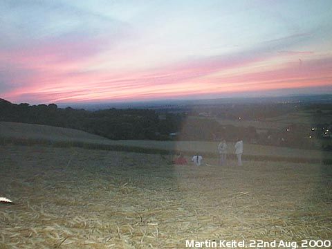 Jack & Jill Windmills, Sussex crop circle, aerial photo 2