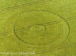Hodson, Wiltshire crop circle, aerial photo 10