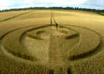 Hodson, Wiltshire crop circle, aerial photo 3