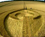 Hodson, Wiltshire crop circle, aerial photo 7