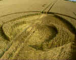 Hodson, Wiltshire crop circle, aerial photo 5