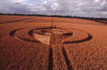 Hodson, Wiltshire crop circle, aerial photo 13