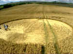 The Knoll, Wiltshire crop circle, aerial photo 5