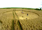 The Knoll, Wiltshire crop circle, aerial photo 4