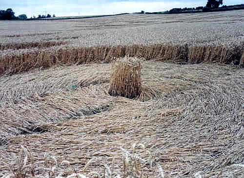 Little Bowen, Leicestershire crop circle, aerial photo 12
