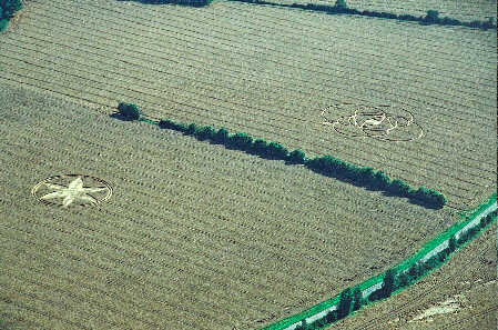 Pegsdon (2), Hertsfordshire crop circle, aerial photo 2