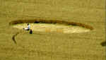 Pewsey White Horse, Wiltshire crop circle, aerial photo 5