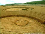 Pewsey White Horse, Wiltshire crop circle, aerial photo 7