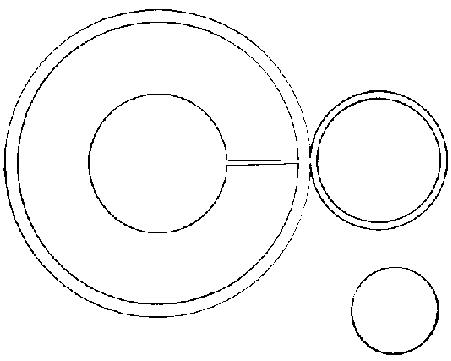 Seaton, Leicestershire crop circle, aerial photo 4