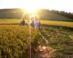 Old Village of Shaw, Wiltshire crop circle, aerial photo 8