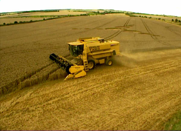 Shaw Hill, Wiltshire crop circle, aerial photo 2