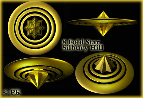 Silbury Hill (2), Wiltshire crop circle, aerial photo 11