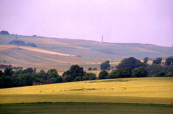 Silbury Hill (2), Wiltshire crop circle, aerial photo 2