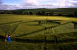 Silbury Hill (2), Wiltshire crop circle, aerial photo 16
