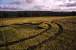 Silbury Hill (2), Wiltshire crop circle, aerial photo 6