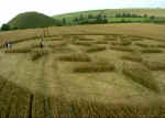 Silbury Hill (4), Wiltshire crop circle, aerial photo 4